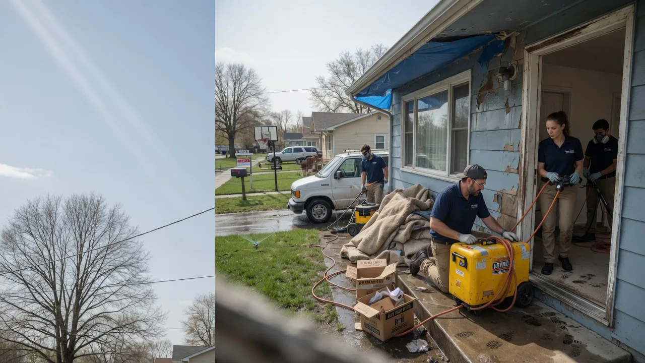 Basement Flood Cleanup in Sibley, IL near me